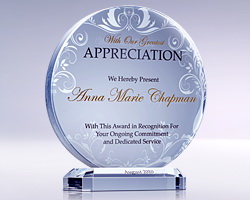 Circle Appreciation Gift Plaques