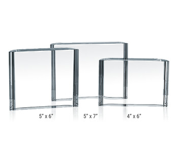 Curved Crystal Plaques