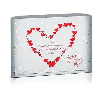 'Stars of Love' Crystal Plaque
