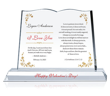 'I Love You' Gift Plaques