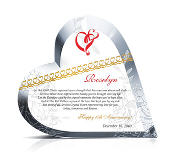 Crystal Heart Love Gifts