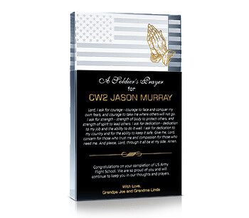 A Soldier's Prayer Plaque