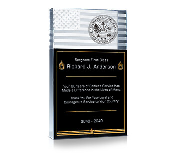 Army Recognition Gift Plaque