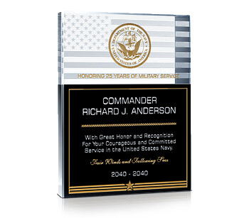 Navy Recognition Gift Plaque Navy Recognition Gift Plaque