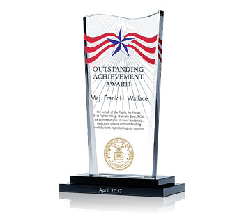 Air Force Achievement Plaque Air Force Achievement Plaque