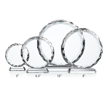 Crystal Sunflower Award Plaques