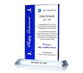 Happy Retirement Gift Plaques
