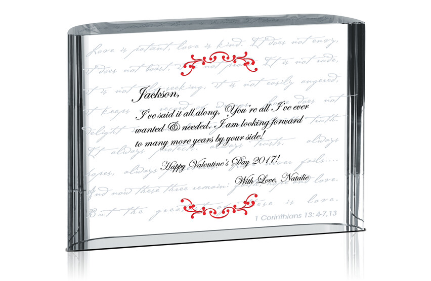 Valentine Love Plaque