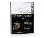 Thank You Marines! Plaque