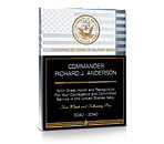Navy Recognition Gift Plaque