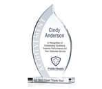 Flame Achievement Plaque