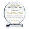 Circle Appreciation Gift Plaques