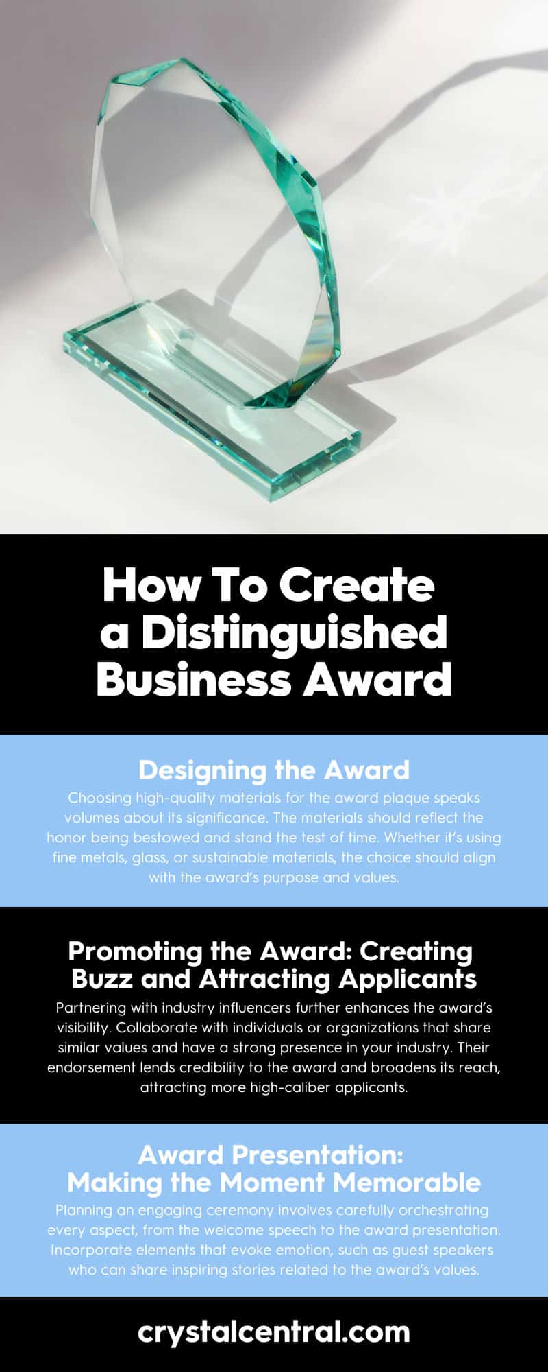 How To Create a Distinguished Business Award