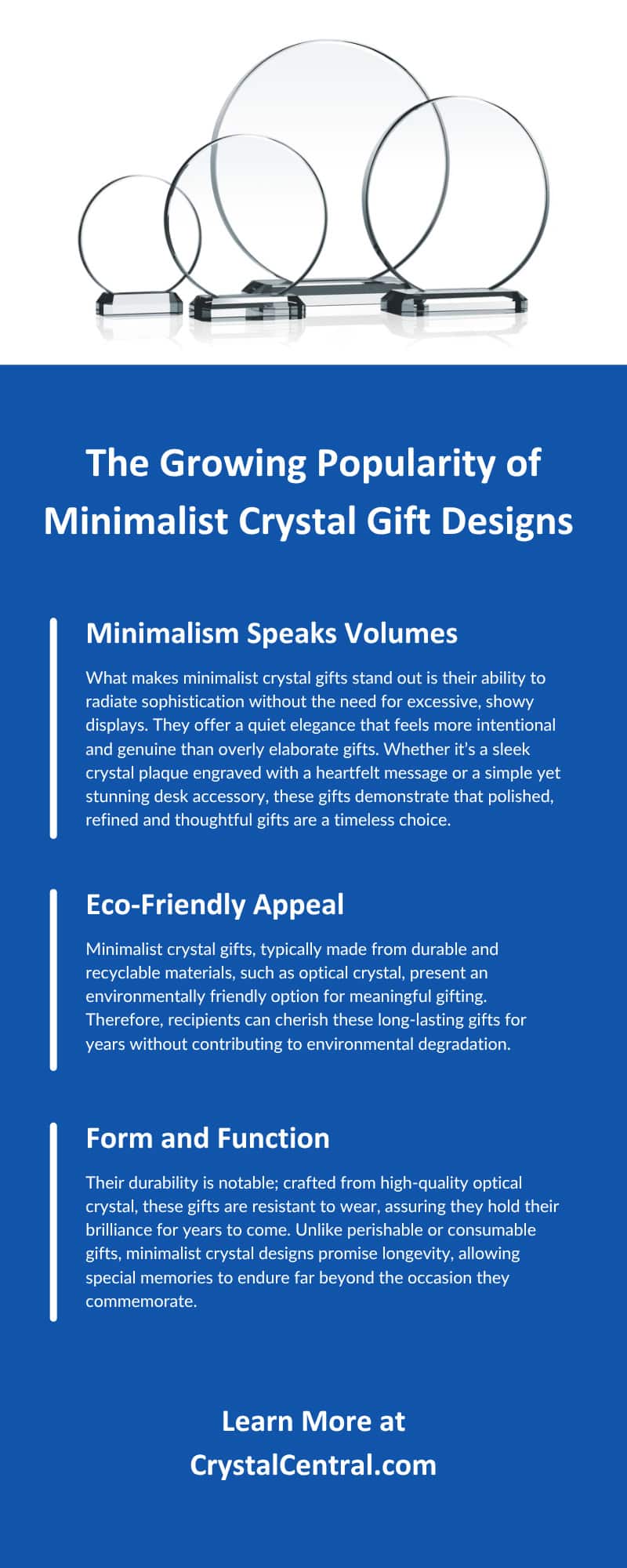The Growing Popularity of Minimalist Crystal Gift Designs