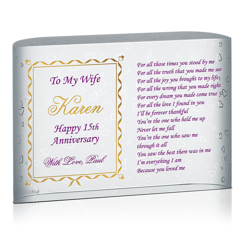  Wedding  Song  Anniversary  Gift Wording Sample by Crystal 