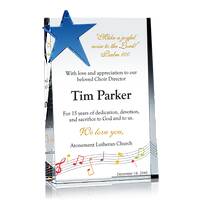 Choir Director Appreciation Gift - Wording Sample by Crystal Central