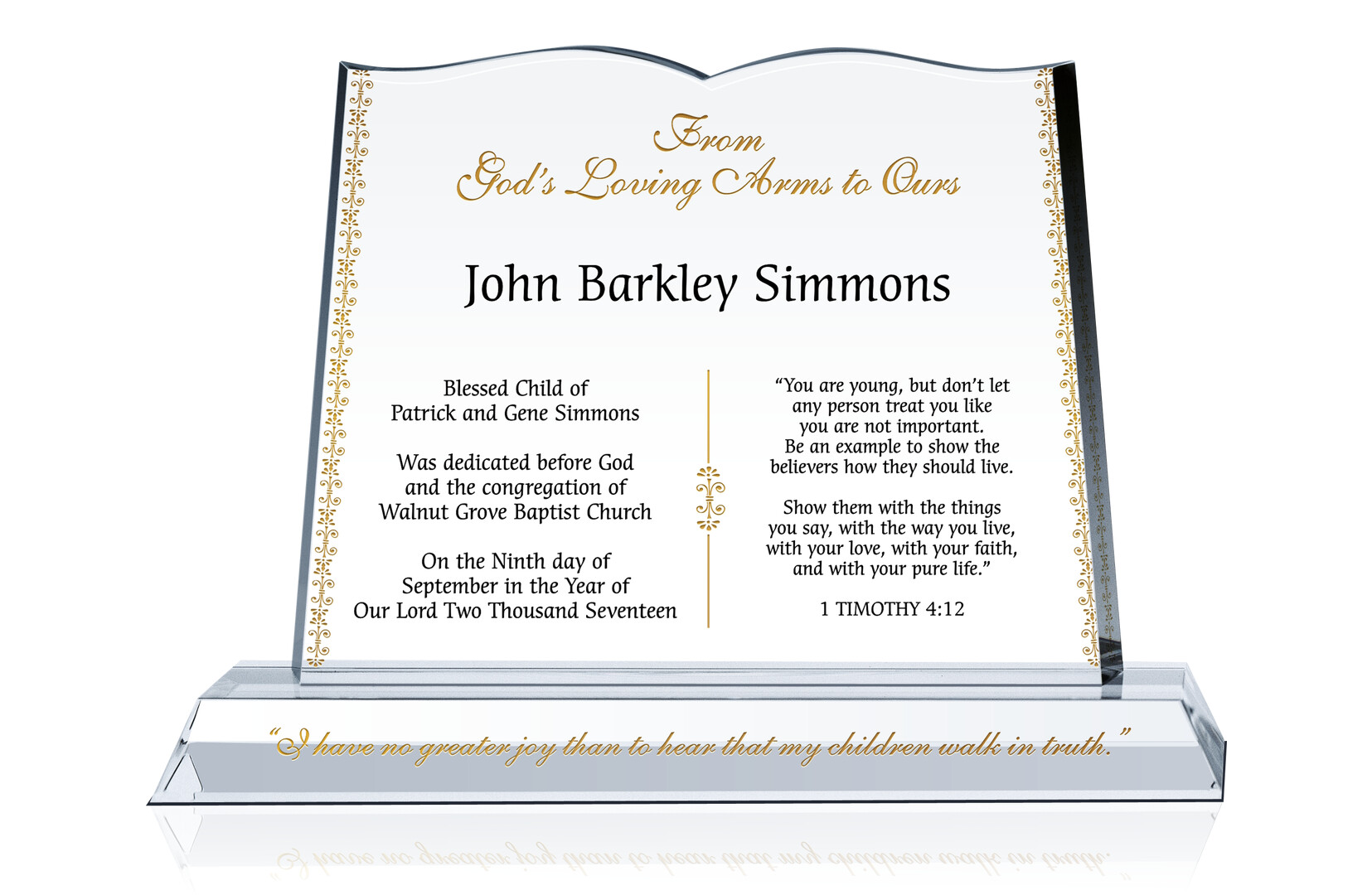 Bible Baby Dedication Certificate Crystal Central Bible Baby Dedication Certificate Crystal Central