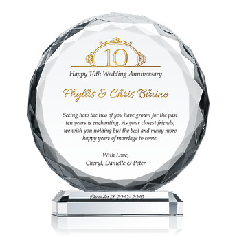 best gift for wife on 10th wedding anniversary